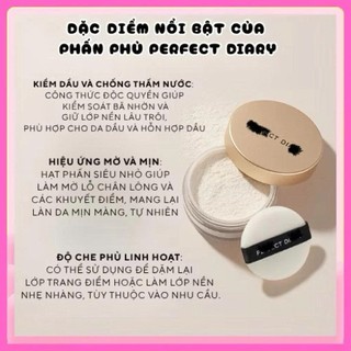 Phấn Phủ Per Kiềm Dầu Chống Thấm, Giúp Da Mịn Màng 3 Màu 7g