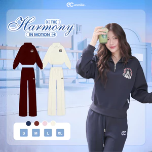 Set Bộ Lẻ Áo Quần ECOCHIC MICKEY Cổ Polo Khoá Halfzip Chất Liệu Mềm Mịn Chính Hãng HNH B215 B216 SD003