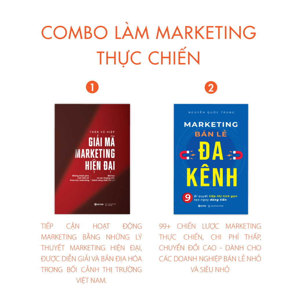 Sách - Combo Làm Marketing Thực Chiến