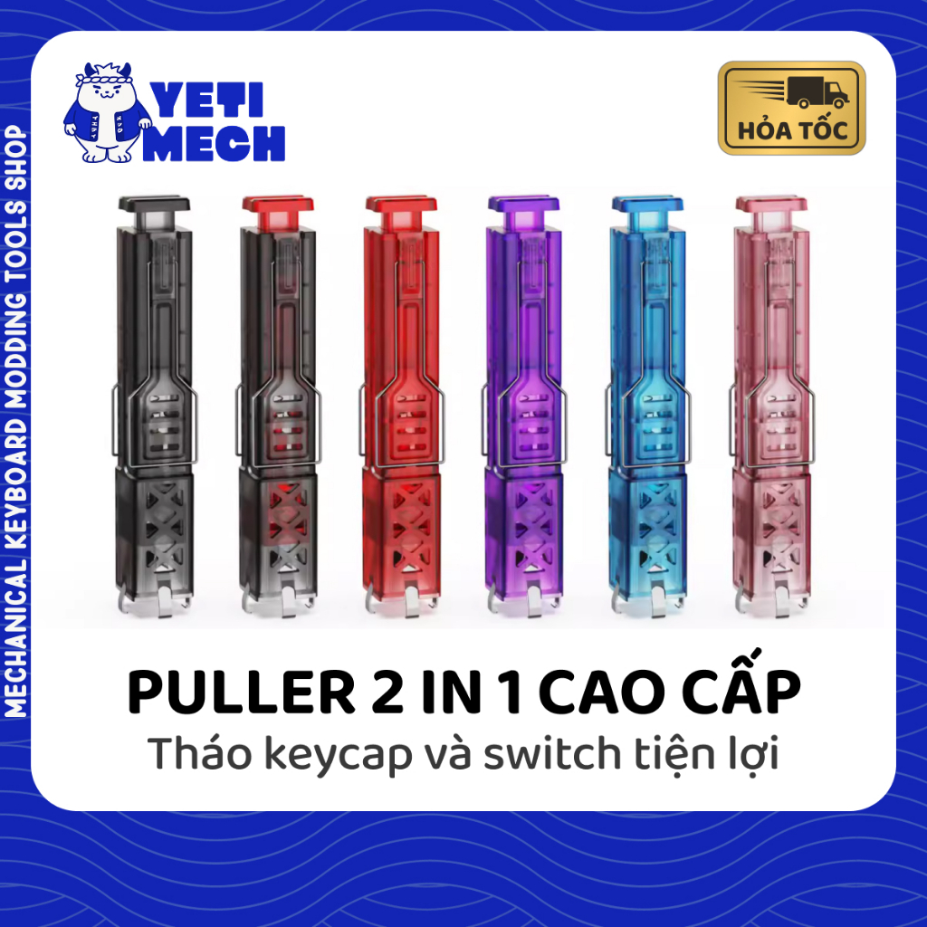 Dụng Cụ Nhổ Switch & Keycap Bàn Phím Cơ 2 Trong 1 Cao Cấp | Yeti Mech ...