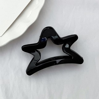 Kẹp nhựa Hàn Quốc kích thước nhỏ acrylic đám mây hình dạng ngôi sao tạo kiểu đuôi ngựa kẹp phụ kiện phụ nữ OKT_0002