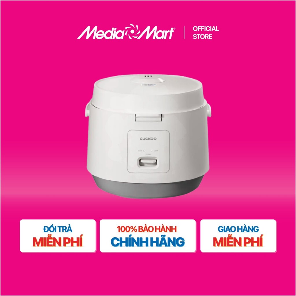 Miễn phí Ship - Nồi cơm điện cơ Cuckoo 1,8 Lít CR-1095/WHVNCV - Bảo hành chính hãng