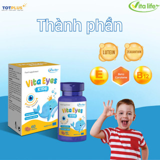 Vita Eyes Kids – Viên Nhai Bổ Mắt Cho Trẻ - Hỗ Trợ Cải Thiện Thị Lực, Giảm Mỏi Mắt