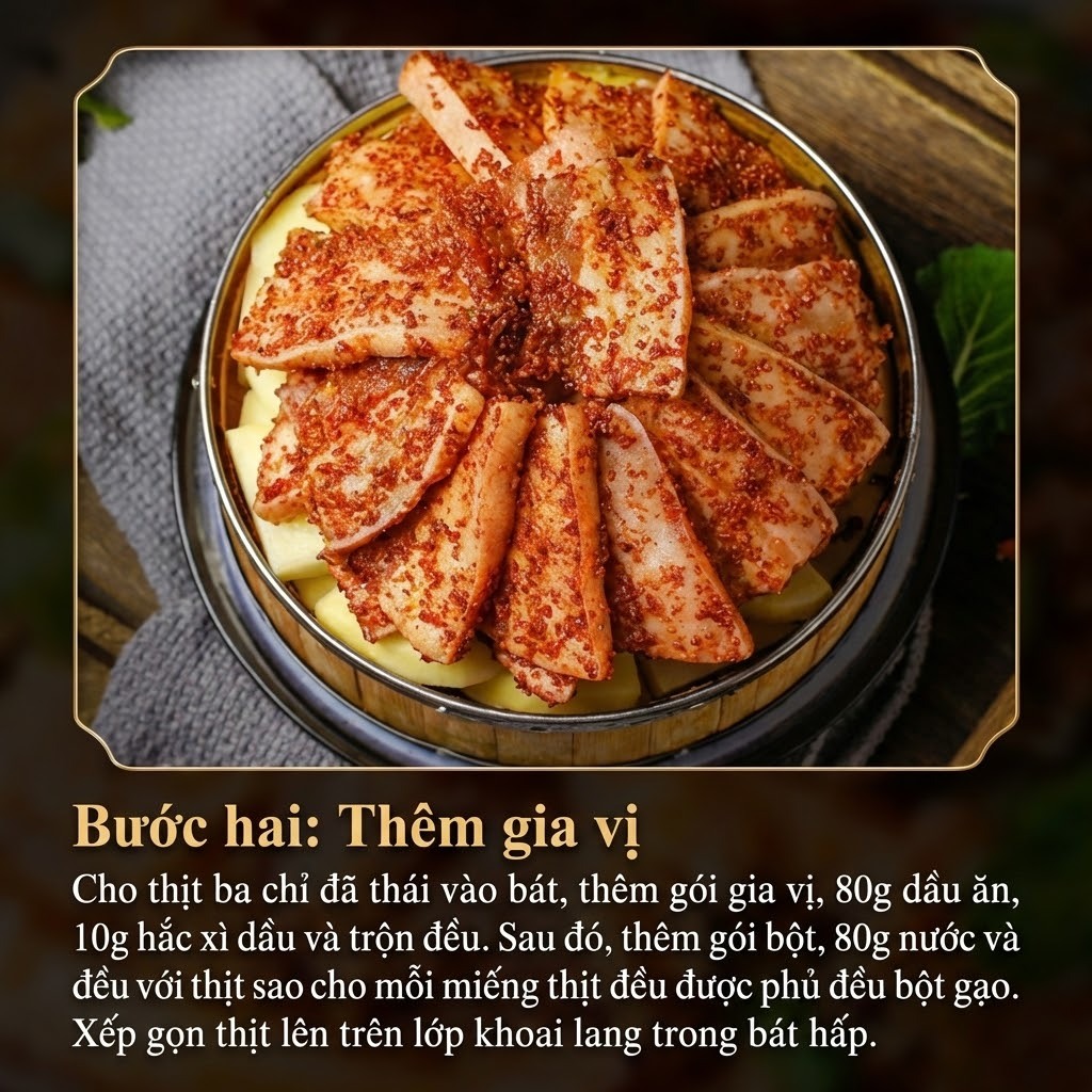 Gia Vị Bột Hấp Thịt Kiều Đầu Trùng Khánh 220g - Bột Làm Thịt Hấp, Sườn Hấp Ngũ Vị Hương/Cay Nồng Đậm Đà Luka Food