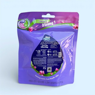Combo 2 Túi Viên giặt xả 2 trong 1 Maxkleen- Túi 4 viên (hàng khuyến mãi)