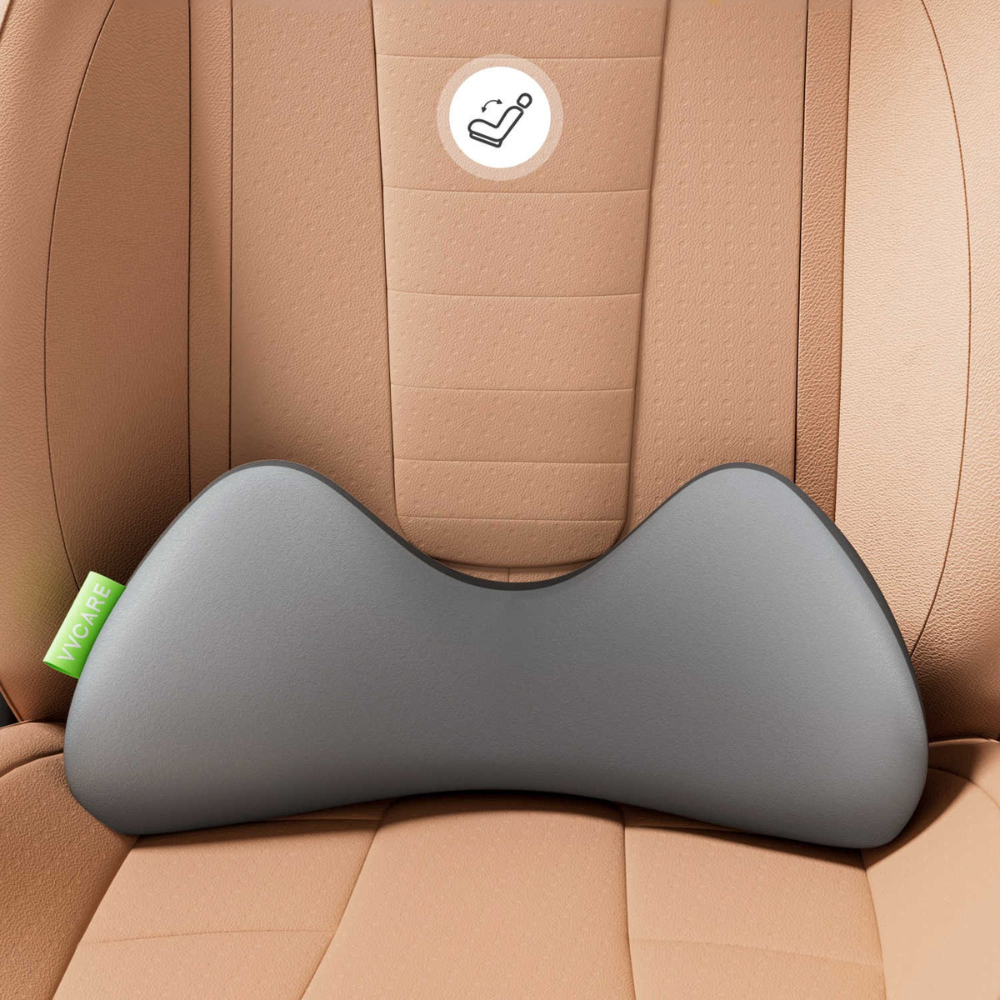 Gối Tựa Lưng Xe Hơi Memory Foam Công Nghệ NASA, Công Thái Học Giảm Đau Mỏi, Lõi Đệm Mềm Mại Ổn Định