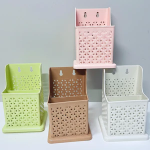 Ống Đựng Đũa Muỗng 2 Ngăn Vuông – Nhựa Đại Triển Tiện Lợi Cho Nhà Bếp