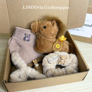 Set Quà Tặng Bạn Gái Cute LINDOria, Quà Sinh Nhật, 14/2, 8/3, 20/10, Capybara, Cinna, Kitty..