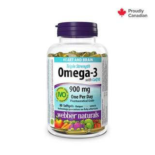 [KOL] TPBVSK Viên Uống Omega3 Webber Naturals Triple Strength Omega-3 / Triple Strength Omega-3 with CoQ10