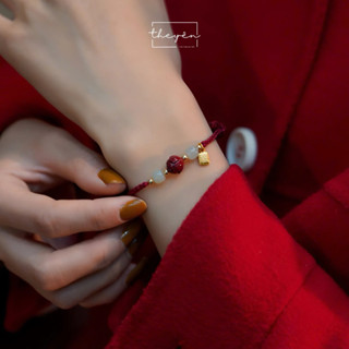 Vòng Tay Hồng Liên - Ngọc Hòa Điền - Mang Lại May Mắn Và Bình An