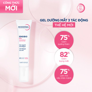 Gel dưỡng mắt 3 tác động thế hệ mới Bioderma Sensibio Eye+ 15ml