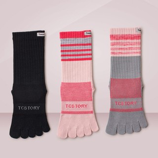 Tất vớ xỏ ngón nữ nam chạy bộ chạy trail leo núi chống phồng rộp chân công nghệ Coolmax thoáng khí nhanh khô TOSON STORY