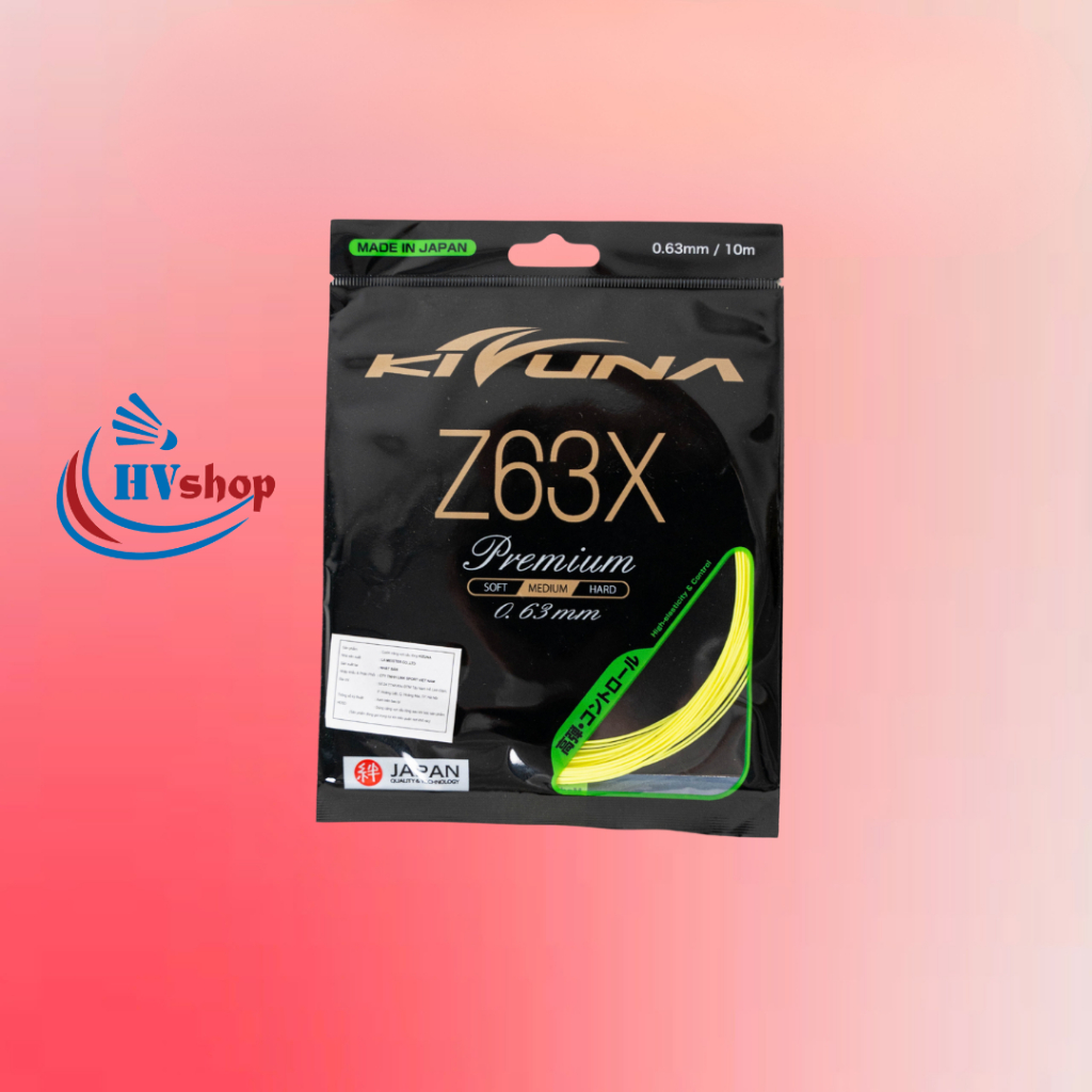 Dây cước căng vợt cầu lông Kizuna Z63X dòng cước mềm với khả năng trợ lực vượt trội - HVShop