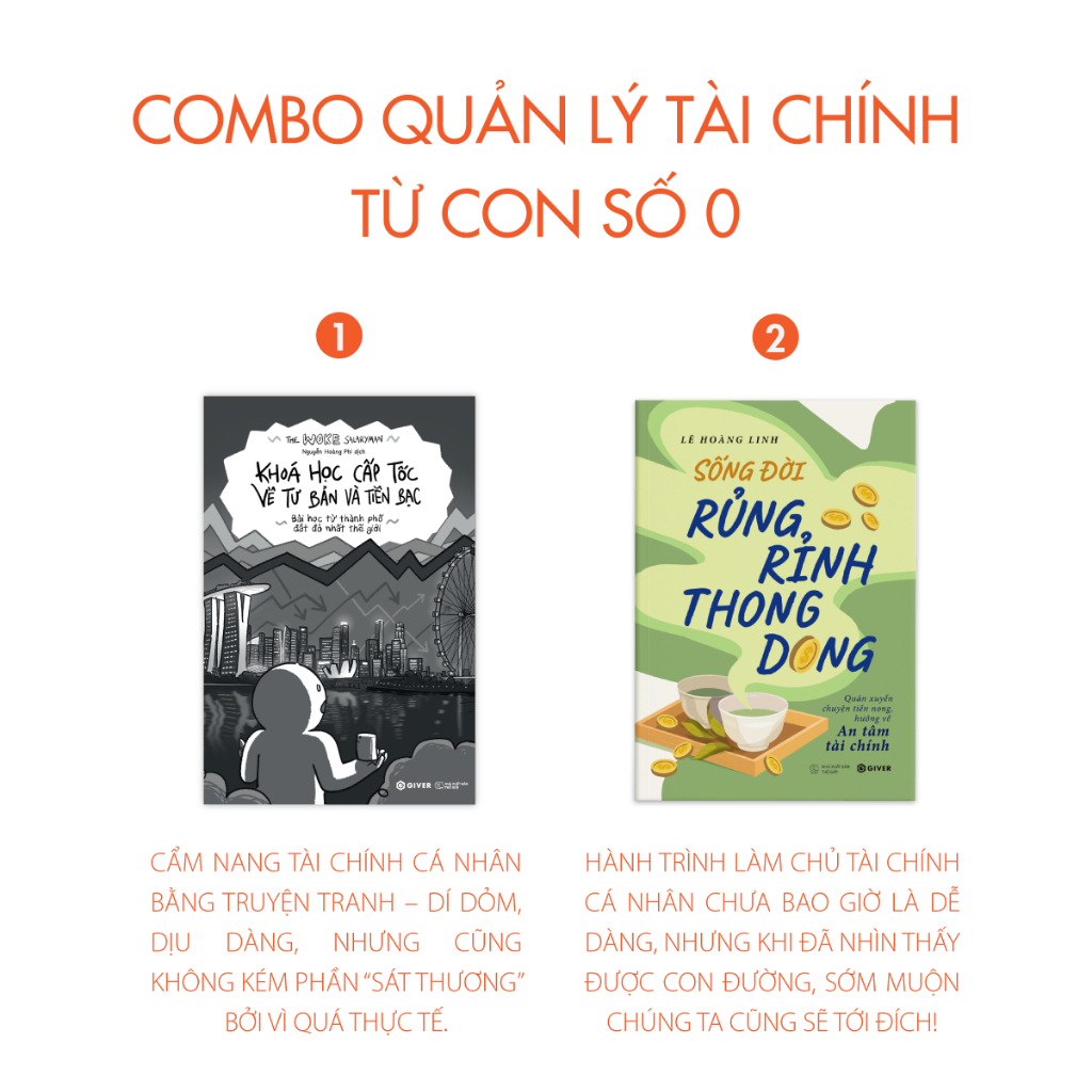 Sách - Combo Quản Lý Tài Chính Từ Con Số 0