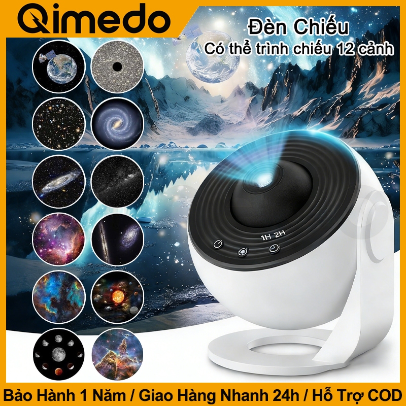 Đèn Chiếu Thiên Hà 13 TRONG 1 | Hiệu Ứng Cực Quang | Đèn Ngủ Sao Cho Người Lớn & Trẻ Em