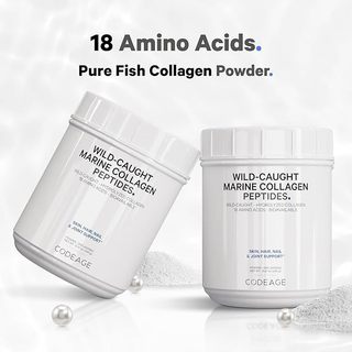 [LIVE] Bột Collagen Thủy Phân Từ Cá Codeage Marine Collagen Peptides, hộp nhập khẩu 450g