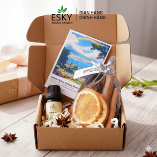 Túi Thơm Thảo Mộc ESKY Aroma Garden Trang Trí Khử Mùi Xe Ô tô Tủ Quần Áo Phòng Ngủ Túi Vải Voan Vải Bố