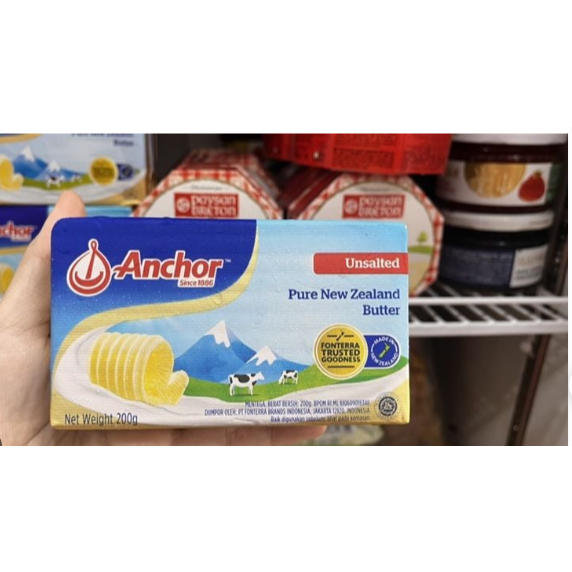 Bơ lạt Anchor 227g - UNSALTED BUTTER ANCHOR 227G