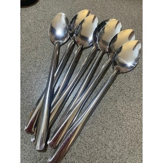 [Giá Xưởng] Combo 10 Muỗng thìa cafe inox dày đẹp trơn muỗng sữa chua inox cao cấp