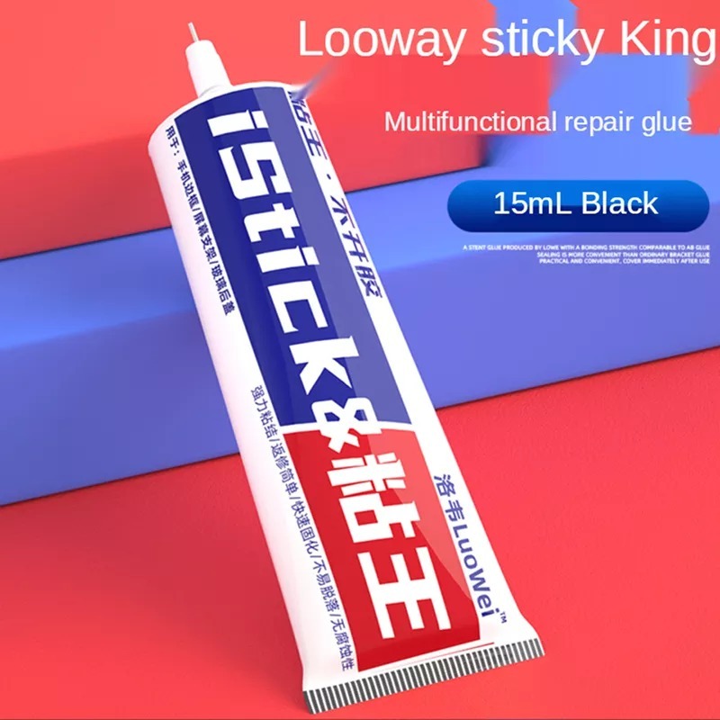 Keo dán cố định màn hình, nắp lưng, khung viền điện thoại LUOWEI ISTICK 15ml
