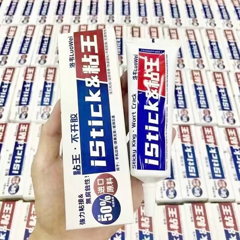 Keo dán cố định màn hình, nắp lưng, khung viền điện thoại LUOWEI ISTICK 15ml