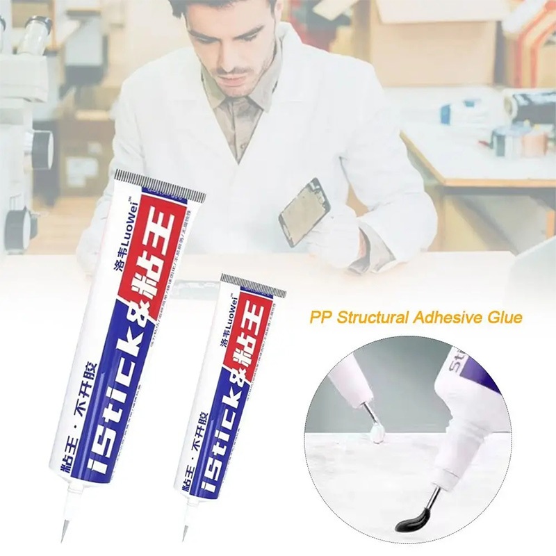 Keo dán cố định màn hình, nắp lưng, khung viền điện thoại LUOWEI ISTICK 15ml