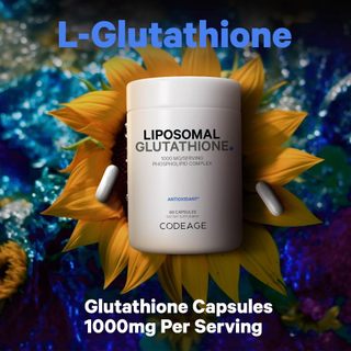 [KOL] TPBVSK Viên Uống Bảo Vệ Sức Khỏe Codeage Liposomal Glutathione 1000mg/serving, Hộp 60 Viên