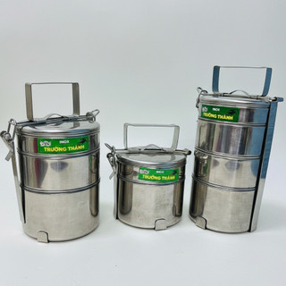[Giá Xưởng] Cặp Lồng Inox Dày 2, 3, 4 Tầng – Đường Kính 12cm, Giữ Nhiệt Tốt, Mang Cơm Theo Đi Làm, Đi Học