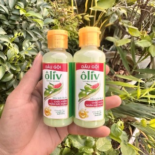 (60mlx4) Set 4 Chai Dầu Gội OLIV Dưỡng Tóc tinh chất oliu và chiết xuất bưởi hồng cho tóc khắc khỏe, ngăn gãy rụng