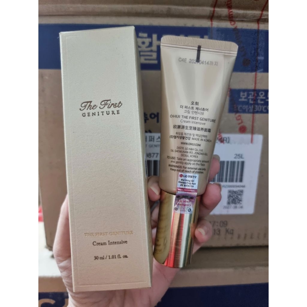 Kem chống lão hóa tái sinh da Ohui The First Cream Intensive 30ml