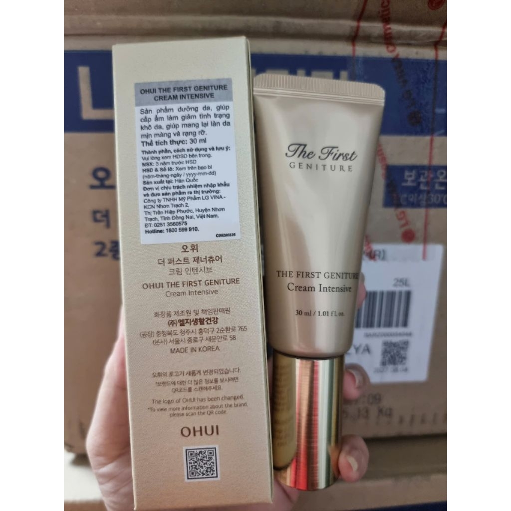 Kem chống lão hóa tái sinh da Ohui The First Cream Intensive 30ml