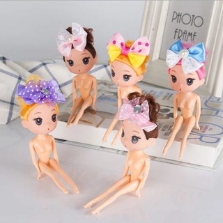Combo 10 búp bê chibi không váy, có váy trang trí bánh kem, phụ kiện bánh sinh nhật- Phụ Kiện Trang Trí Bánh [FREESHIP🚗]