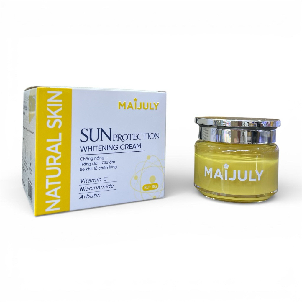 Kem Meijuly Chống Nắng Trắng Da Giữ Ẩm Se Khít Lỗ Chân Lông 15gram Chính Hãng