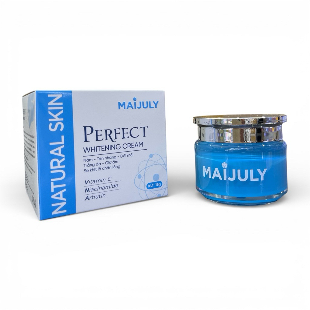 Kem Maijuly Nám Tàn Nhang Đồi Mồi Trắng Da Giữ Ẩm Se Khít Lỗ Chân Lông 15gram Chính Hãng