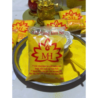 Cát kim sa vàng - Tro sạch để lư hương, cát vàng tro để lư hương bàn thờ cúng loại 500gram