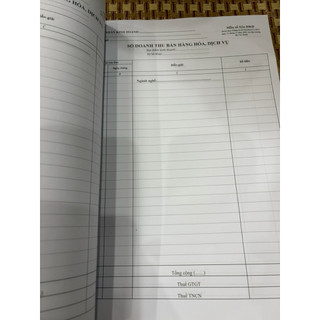 Sách - Bộ sách Doanh Thu cho Hộ Kinh Doanh (S1a + S2a)  (100 trang - 2 mặt)