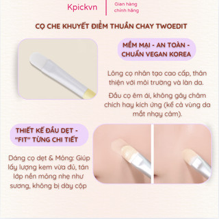 Che Khuyết Điểm Triệt Sắc Twoedit Dual Color Corrector (3g) - Che Mụn Đỏ, Quầng Thâm, Làm Đều Màu Da