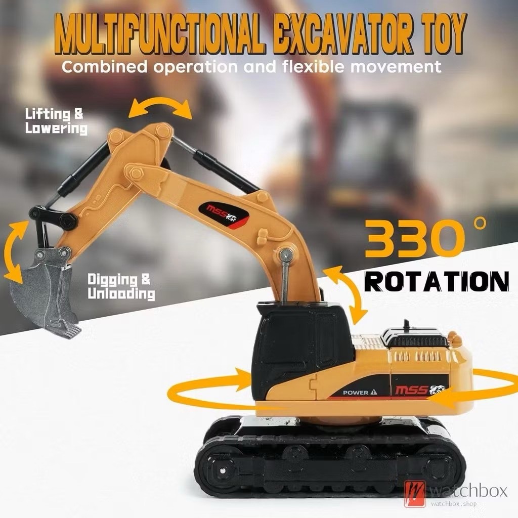 Xe Công Trình Mô Hình 1/64 điều khiển từ xa – Xe Ben,Xe Nâng,Máy xúc