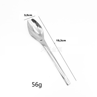 (M8) Muỗng ăn cơm ăn súp cán dài bản to  M8  inox 304  có 2 size lựa chọn