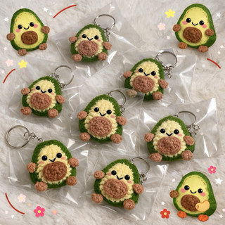 ( ẢNH THẬT) Móc khoá quả bơ handmade 🥑