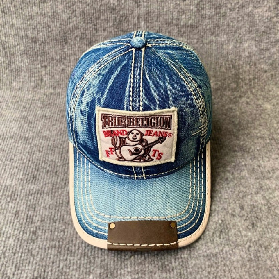 Nón kết, mũ lưỡi trai Ông Địa đàn phối vải jeans form đẹp thời trang đường phố
