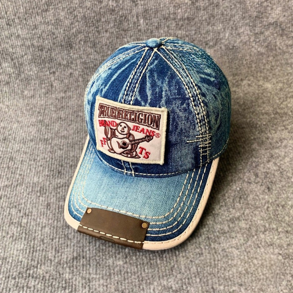 Nón kết, mũ lưỡi trai Ông Địa đàn phối vải jeans form đẹp thời trang đường phố