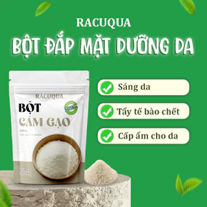 Bột Cám Gạo Đắp Mặt Làm Đẹp RACUQUA 75g Tiện Lợi