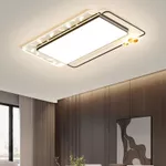 Đèn ốp trần gia đình hiện đại đơn giản Đèn phòng ngủ hình vuông Đèn phòng khách hình chữ nhật sáng tạo Bộ đèn toàn bộ ng — ảnh 2