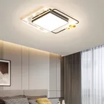 Đèn ốp trần gia đình hiện đại đơn giản Đèn phòng ngủ hình vuông Đèn phòng khách hình chữ nhật sáng tạo Bộ đèn toàn bộ ng — ảnh 3