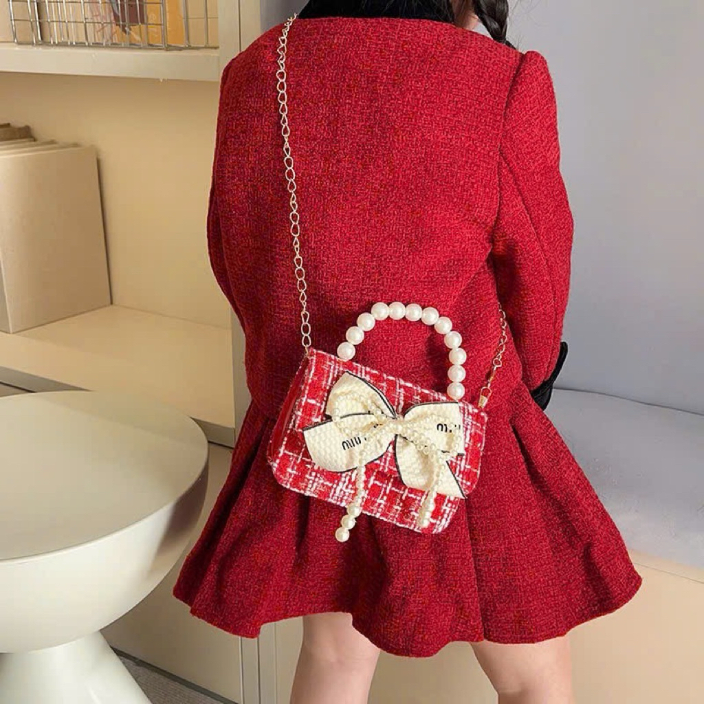 Túi mini nữ đeo chéo đi chơi phong cách Hàn Quốc xinh xắn cho bé