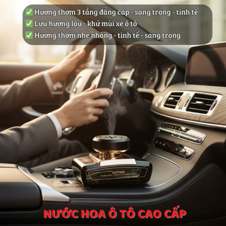 Nước hoa ô tô Chitian cao cấp – Hương hoa gỗ (Floral Woody), 3 tầng hương sang trọng và tinh tế