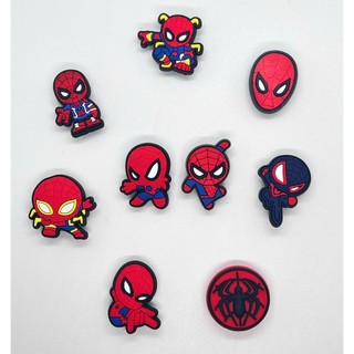 Set Charm Spider Man - Charm người nhện Cute – Người Nhện Chibi Gắn Dép, Sục SIÊU HOT HIT- Charm siêu nhân nhện