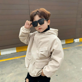 [11-45KG] Áo Khoác parka Lót Lông Cho Bé Trai Và Gái, Vải Trắng Bạc Cản Gió Chống Nước Giữ Ấm Cơ Thể