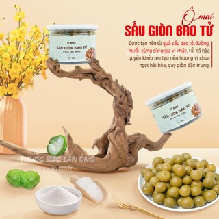 Ô mai sấu giòn bao tử chua ngọt đặc sản Hà Nội (Đồ ăn vặt cho mẹ bầu) - Lãn Ông
